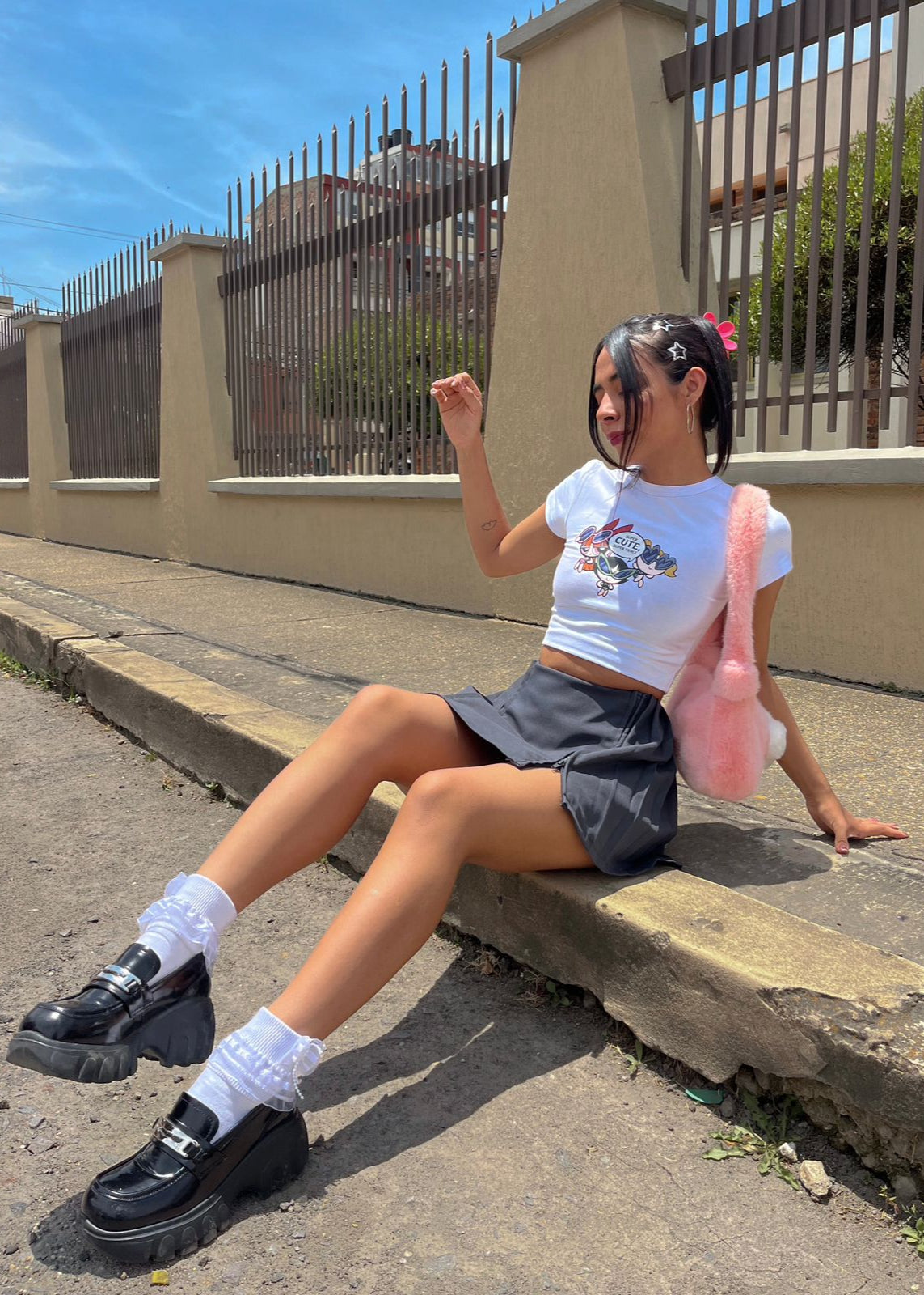 Camiseta corta chicas superpoderas