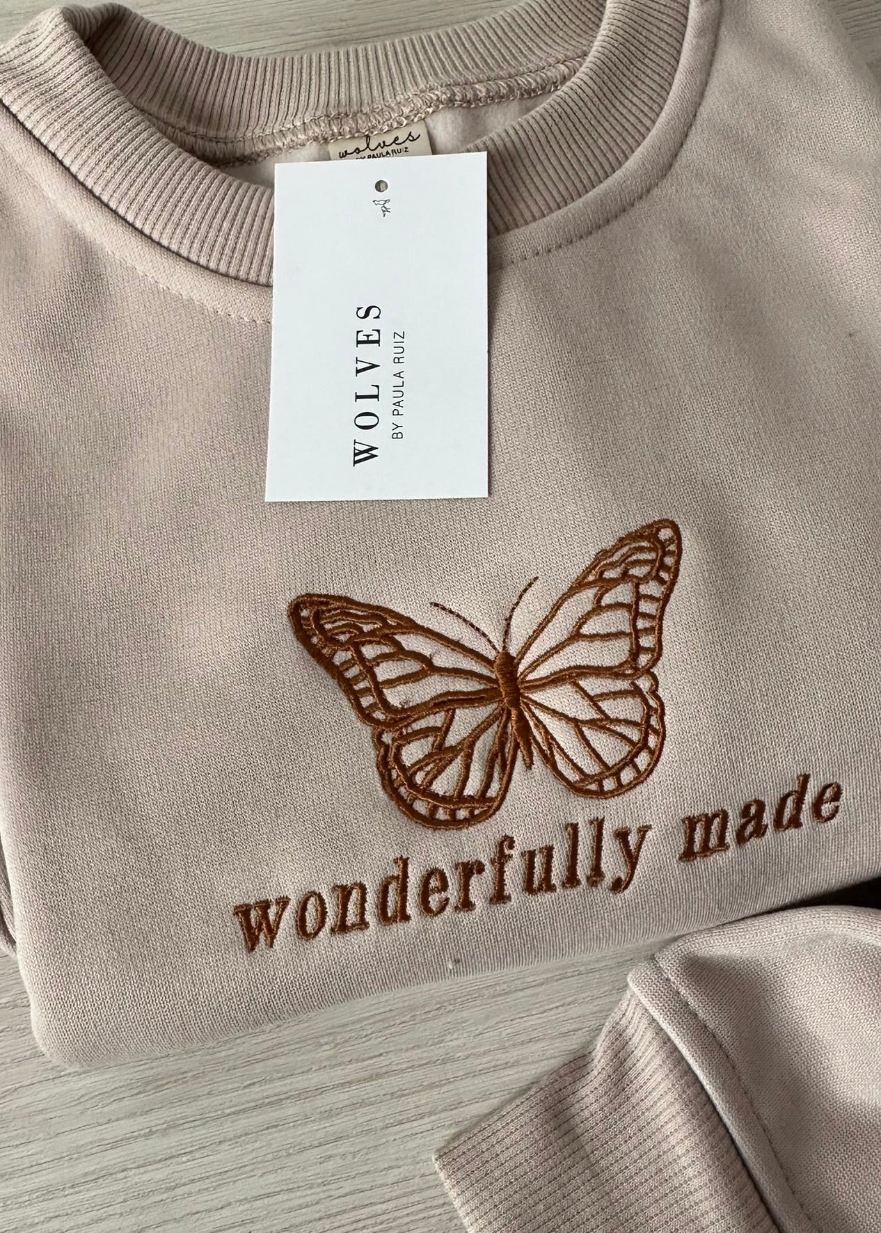 Saco oversized bordado wonderfully made